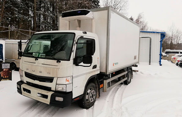 Предновогодняя отгрузка автомобилей FUSO Canter TF