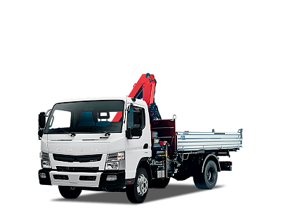 Бортовая платформа с КМУ FUSO CANTER TF