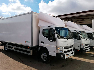 Оперативная поставка крупной партии грузовиков FUSO Canter TF